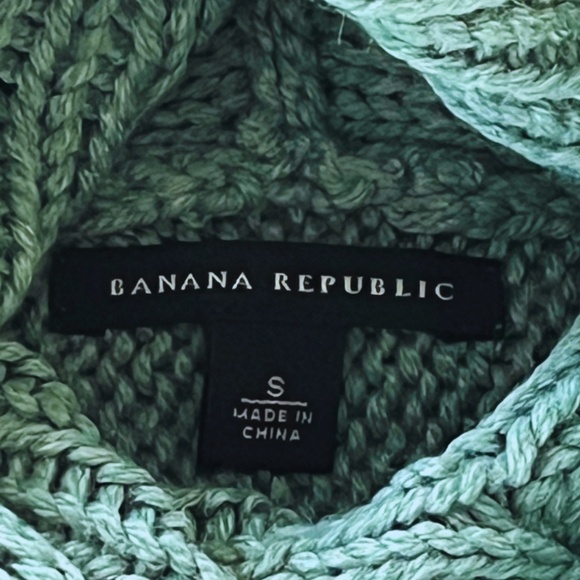 Banana Republic Cowl Neck Cable Knit Sweater SZ Small - Picture 5 of 5